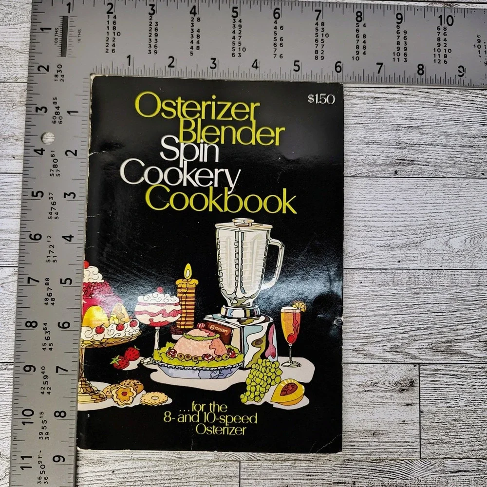 Osterizer Blender Spin Cookery Cookbook Owners Manual Booklet & Recipes 1973 Vtg
